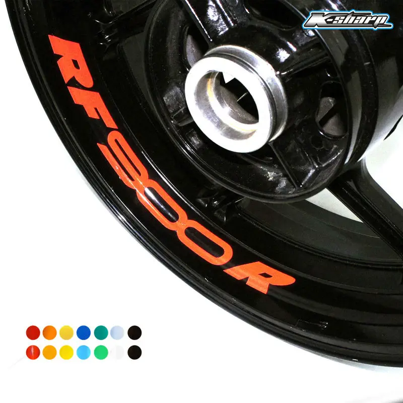 For SUZUKI  RF 900R Custom Inner Rim Declas Wheel Reflective Stickers Stripes