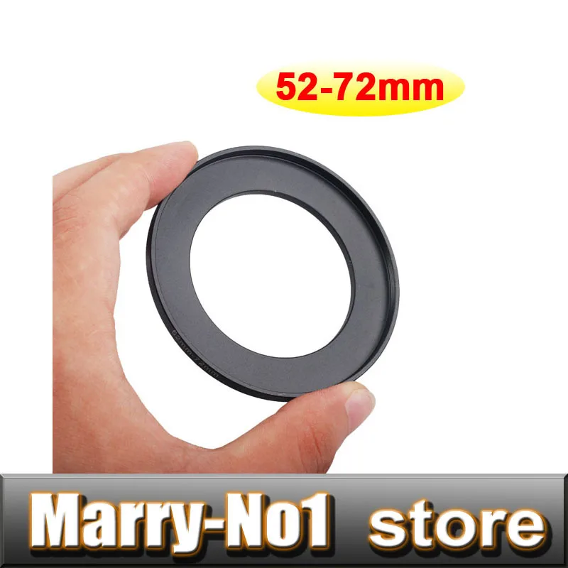 Free shipping + Trcking Number Black Step Up Filter Ring Lens Ring 52mm to 72mm 52mm -72mm52-72mm