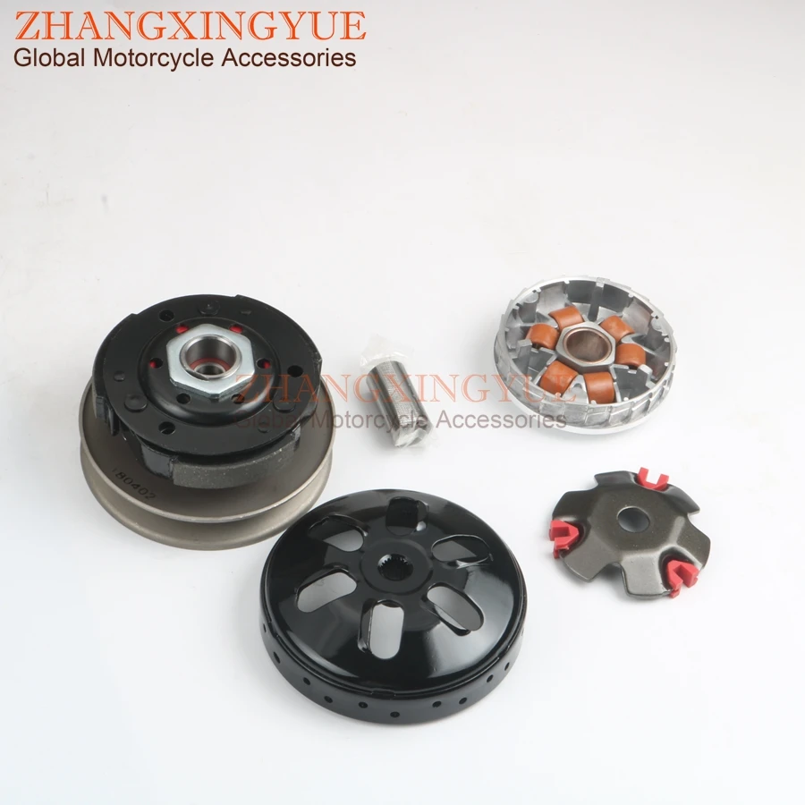 Scooter high quality Clutch Kit &Variator & 669 Belt for MOTORRO City Hooper Clea Cobi Desire Polly Tria 50cc 139QMB 4T 10 inch