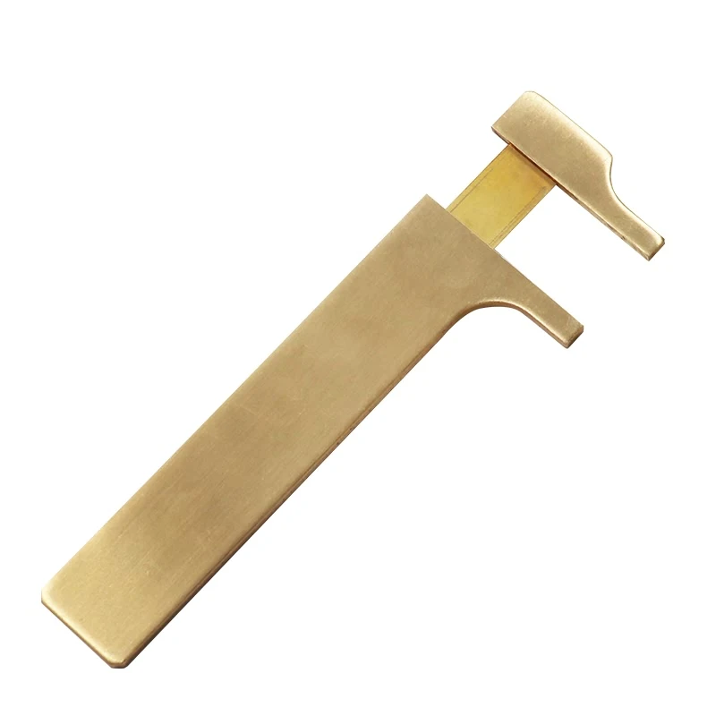 Mini Solid Brass Sliding Gauge Vernier Caliper 80mm 3.15 นิ้ววัด