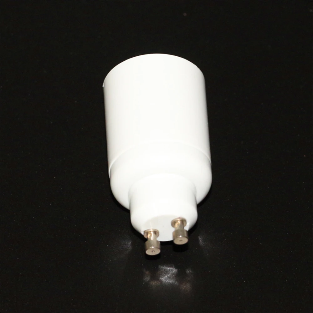 ASMTLED 1Pcs GU10 to E27 Base LED Light Lampbase Bulbs Adapter Adaptor Socket Converter Plug Extender