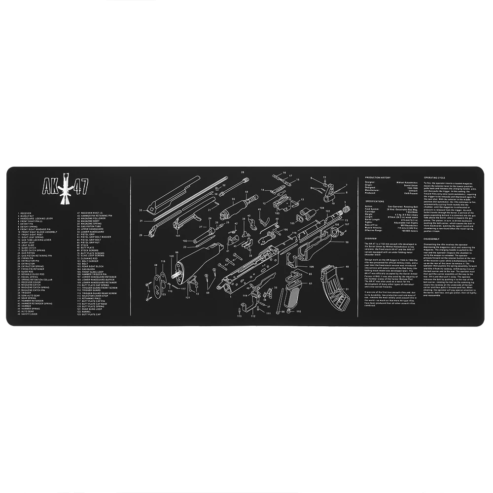 MAGORUI AR-15 AK47 Remington 870 Cleaning Rubber Mat 36