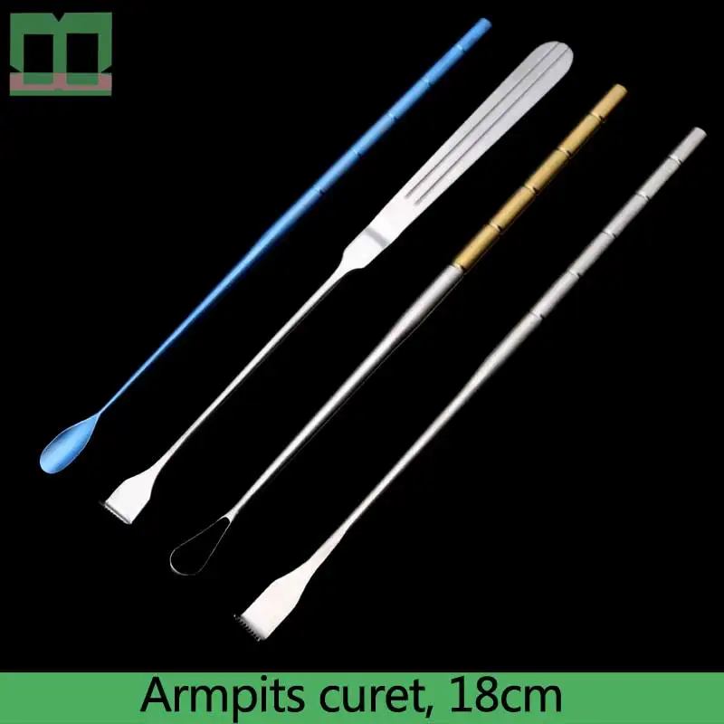 Armpits curet stainless steel titanium alloy Rake style The heart style The spoon style Exfoliator during armpit odor surgery