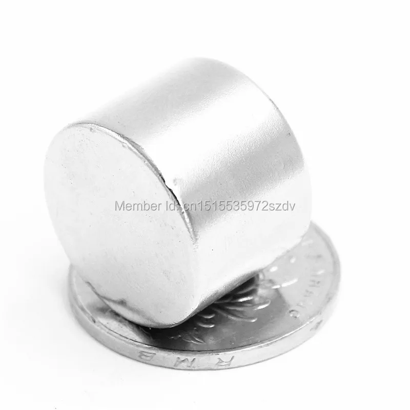 50pcs Strong Round Dia  20mm x 15mm N35 Rare Earth Neodymium Magnet Art Craft Fridge 20x15mm