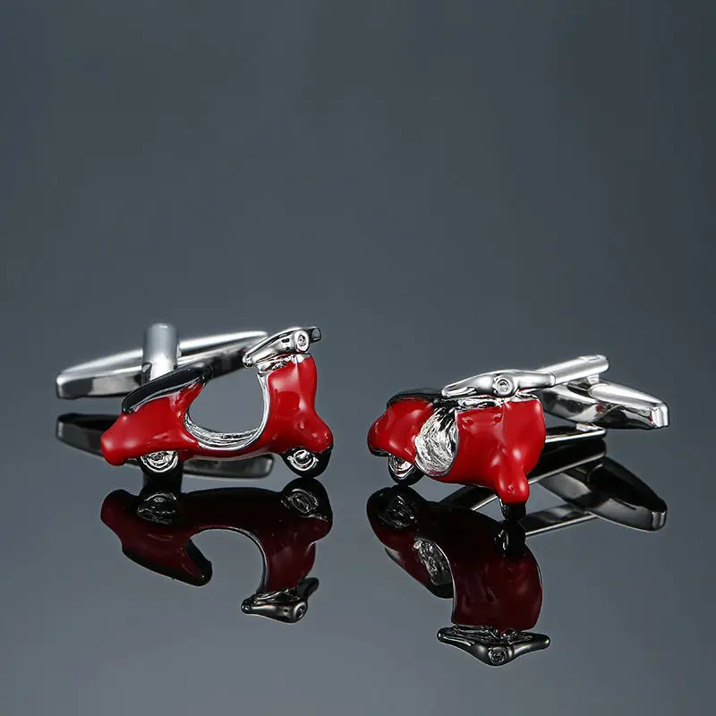 DY New high quality brass material high-grade car Motorcycle airplane Cufflinks fashion men\'s shirts Cufflinks Jewelry wholesale