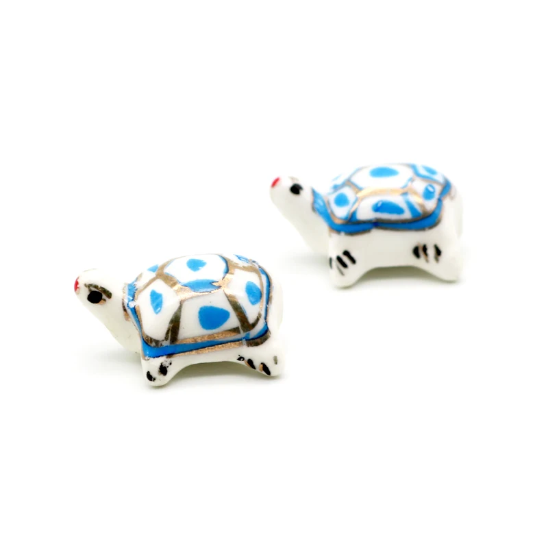 

Бусины керамические в форме черепахи, 22x16 мм, 20 шт./лот