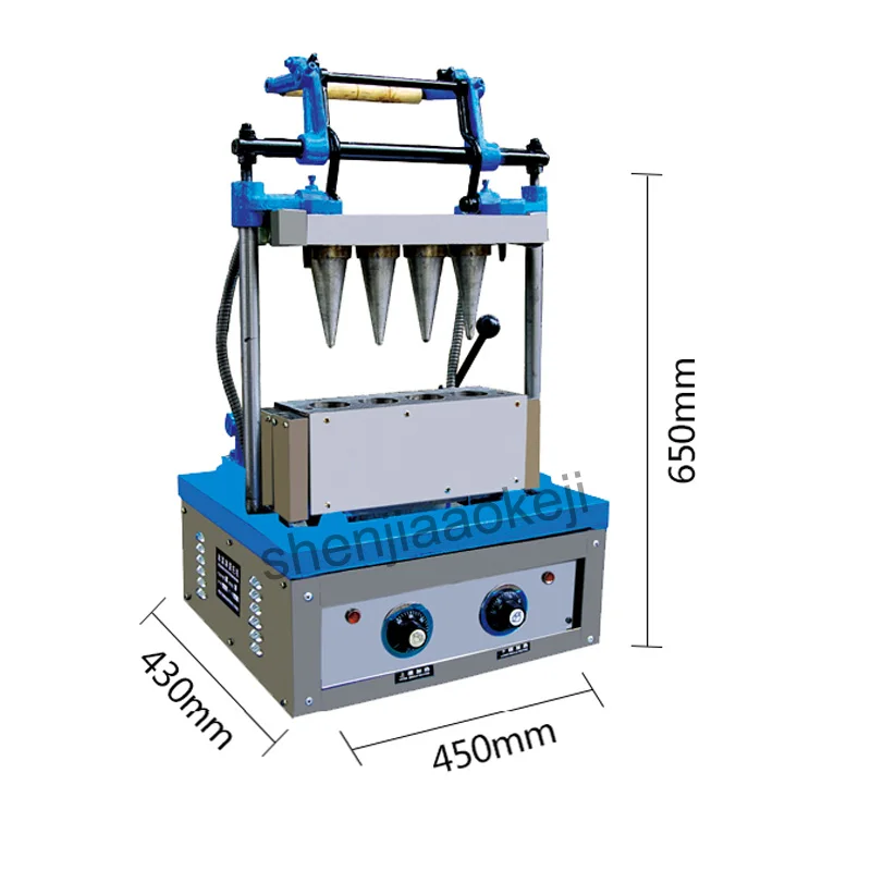 ice cream cone making machine DST-4  Ice cream egg tray machine wafer cup maker 220V (50Hz) 2400W 1pc