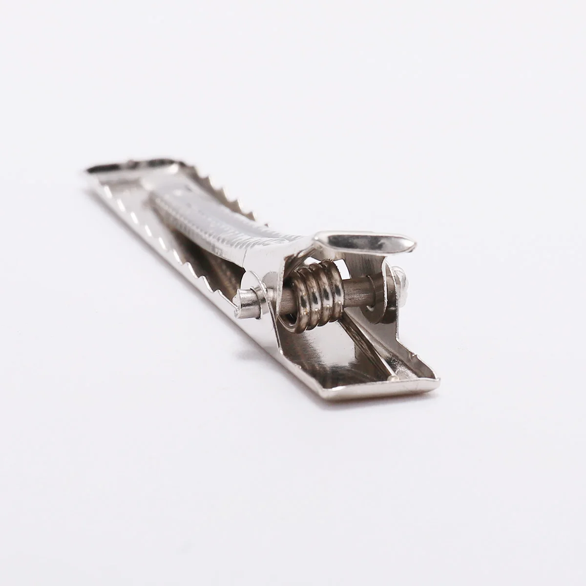 20/50 Stück 30/40/45/55/75/100 mm flache Metall-Einzelzinken-Alligator-Haarnadel-Clip-Basis für DIY-Haarspangen, Schmuckherstellung, Zubehör – Detail 6