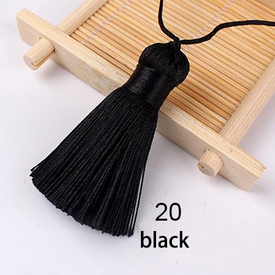 5 Stück/Set 5cm Quasten Hängende Seidenquasten Fransen zum Nähen Zierquasten Schlüsselanhänger DIY Dekorative Vorhang-Accessoires – Detail 22