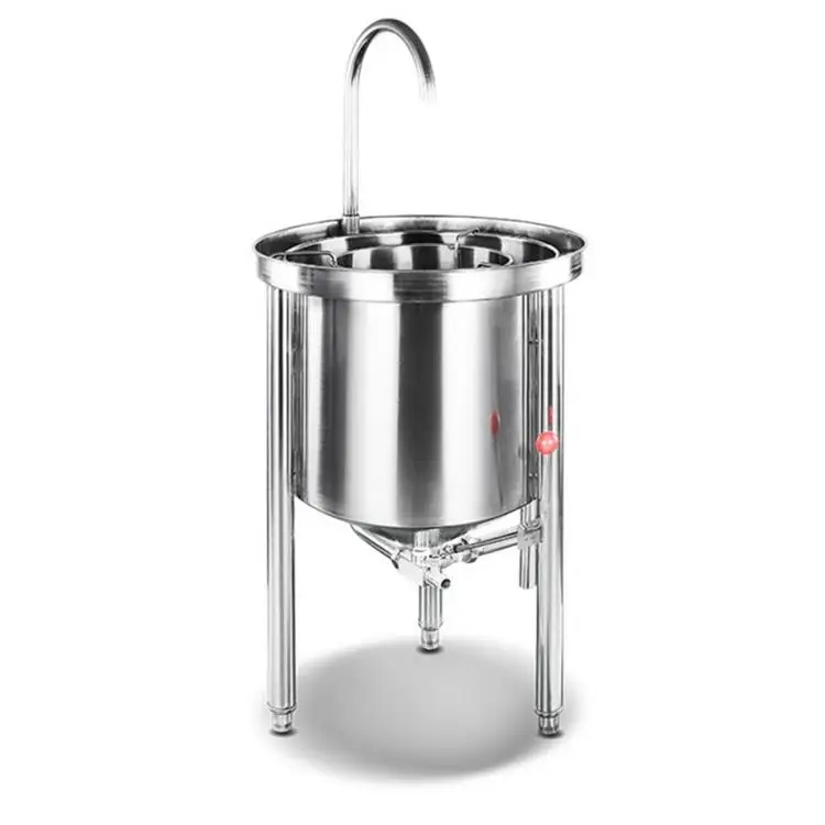 غسالة أرز تجارية من الفولاذ المقاوم للصدأ ، 25 كجم/وقت