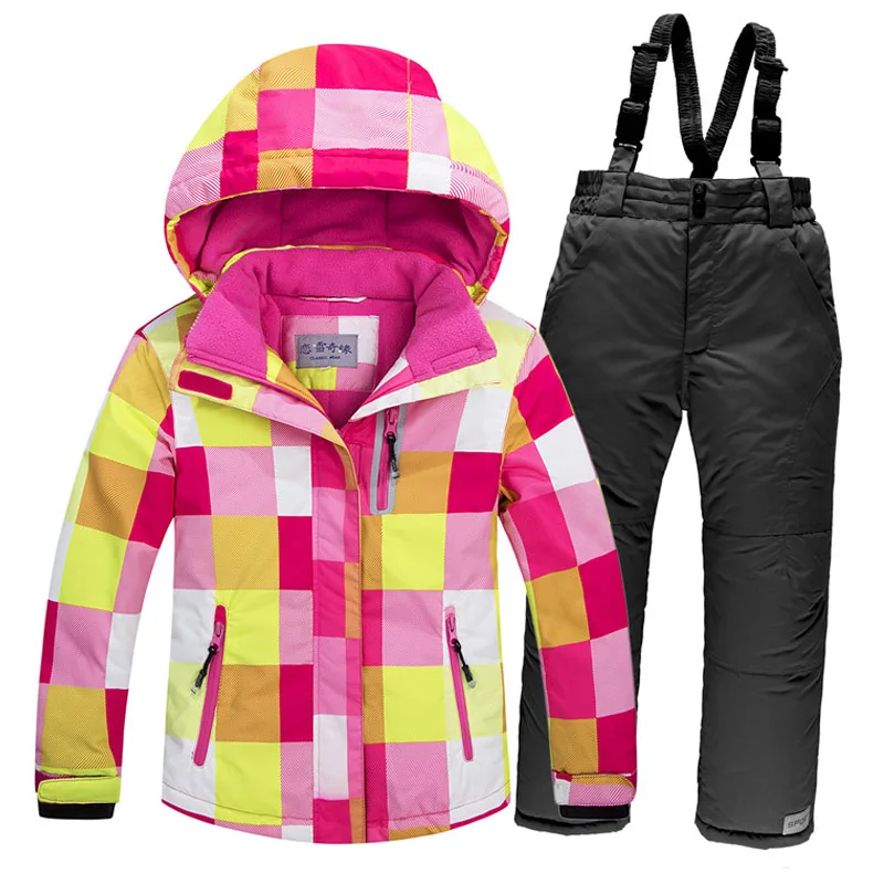 

New Product Ski Suits Children's Windproof Waterproof Warm Winter Boys And Girls Xuexiang Jacket + Outdoor Thickening Ski Pant