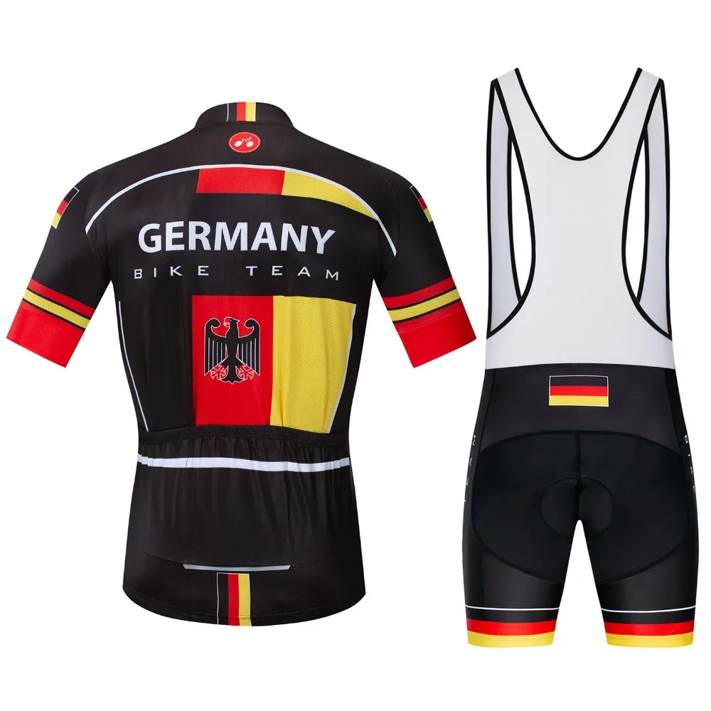 2021 Men Cycling Jersey Set Road Bike Bicycle Jerseys Short Sleeve Shirt Colombia Germany Poland Brazil Spain Portugal Maillot