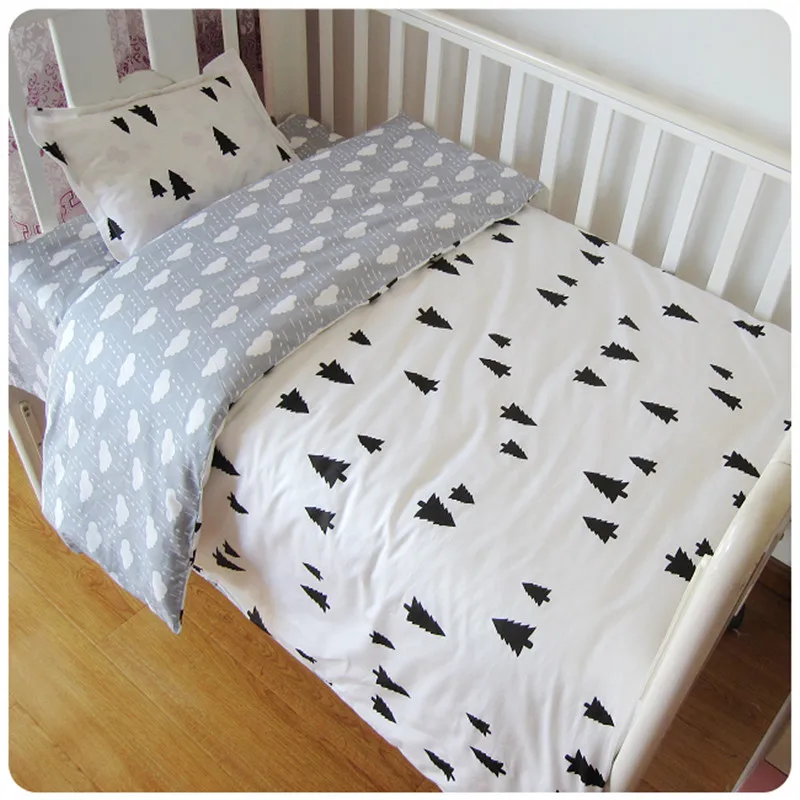 adamant ant cotton Arrived Ins crib bed linen 3pcs baby Bedding set include pillow case+bed sheet+duvet cover without filling