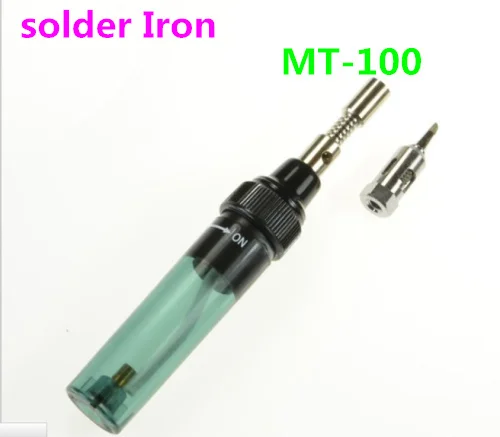 50pcs /lot Gas Blow Torch Soldering Solder Iron Gun Butane Cordless Pen Burner MT-100 Tool