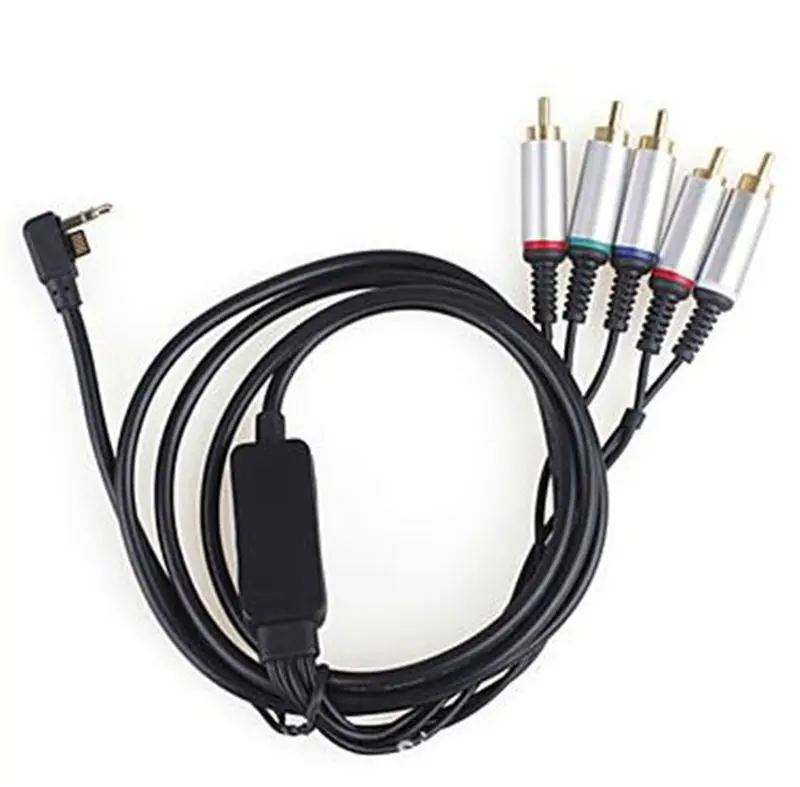 High Function For PSP 3000 2000 TV Out cable 1.8M Five connectors AV cable support playing games watch video movies