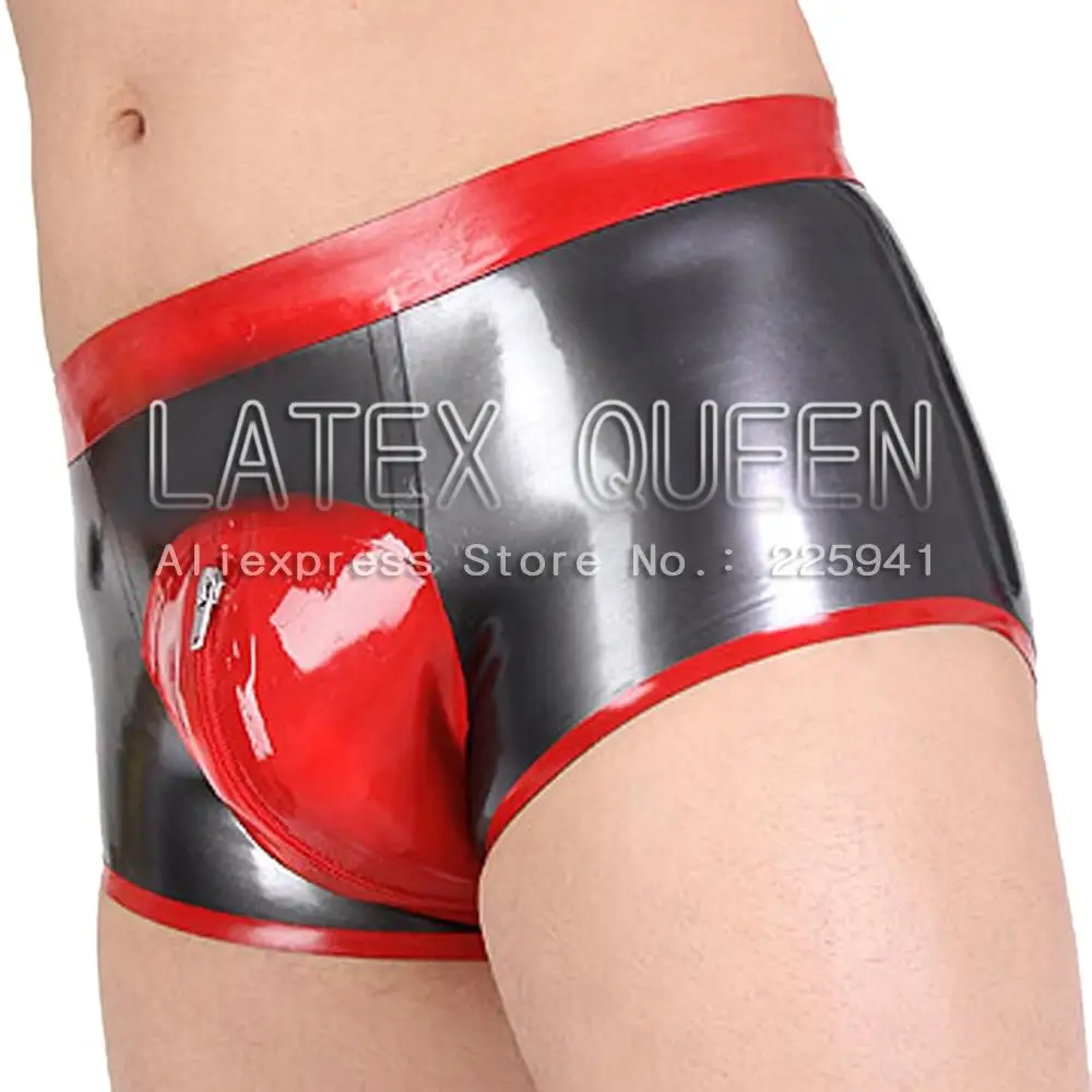 Men\'s latest rubber shorts with zip