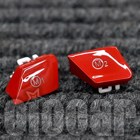 Car High Quality Red M1/ M2 Button Set for BMW F Chassis M Vehicles F80 M3 F82 F83 M4 F87 M2C F10 M5 F12 M6 F85 X5M F86 X6M