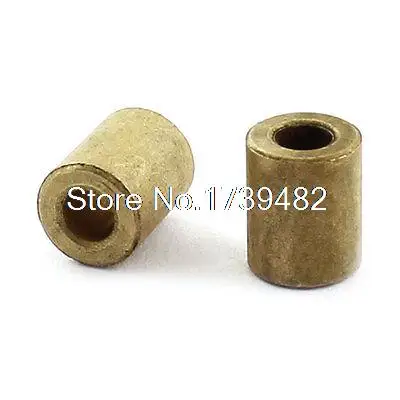 2PCS Oil Impregnated Sintered Bronze Bushing 4mm Bore x 8mm OD x 10mm Long