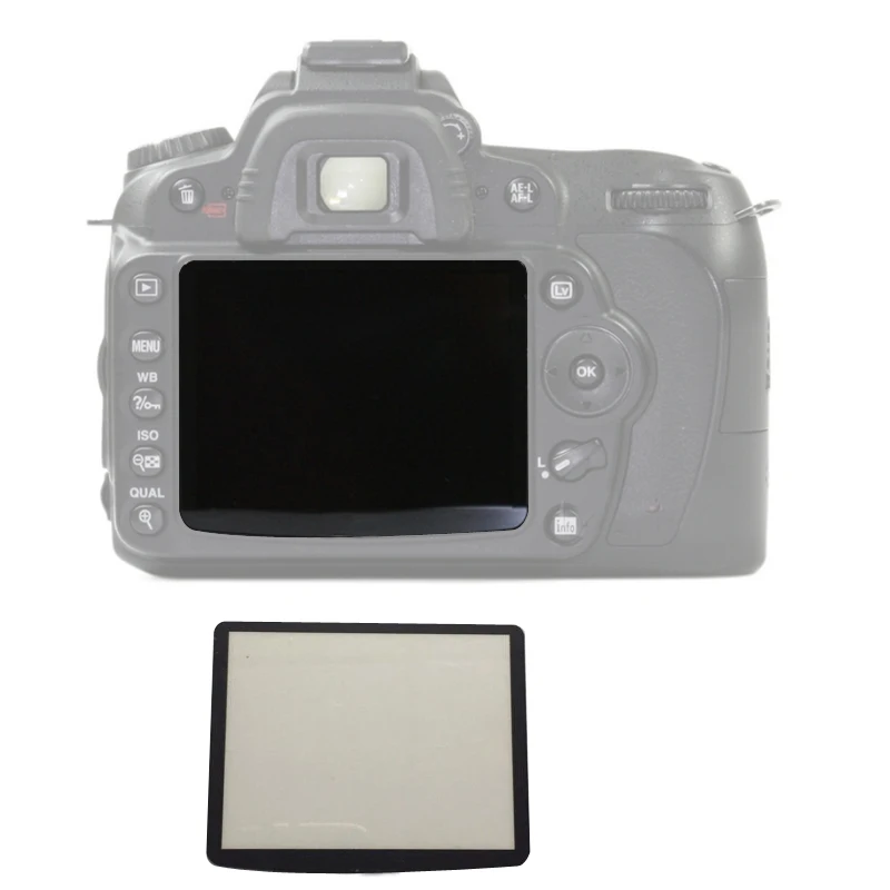 Zewnętrzny zewnętrzny ekran LCD ochronne naprawa części do Nikon D90 D200 D3000 D3100 D3200 D3300 D5100 D5000 D7000 D75000 SLR