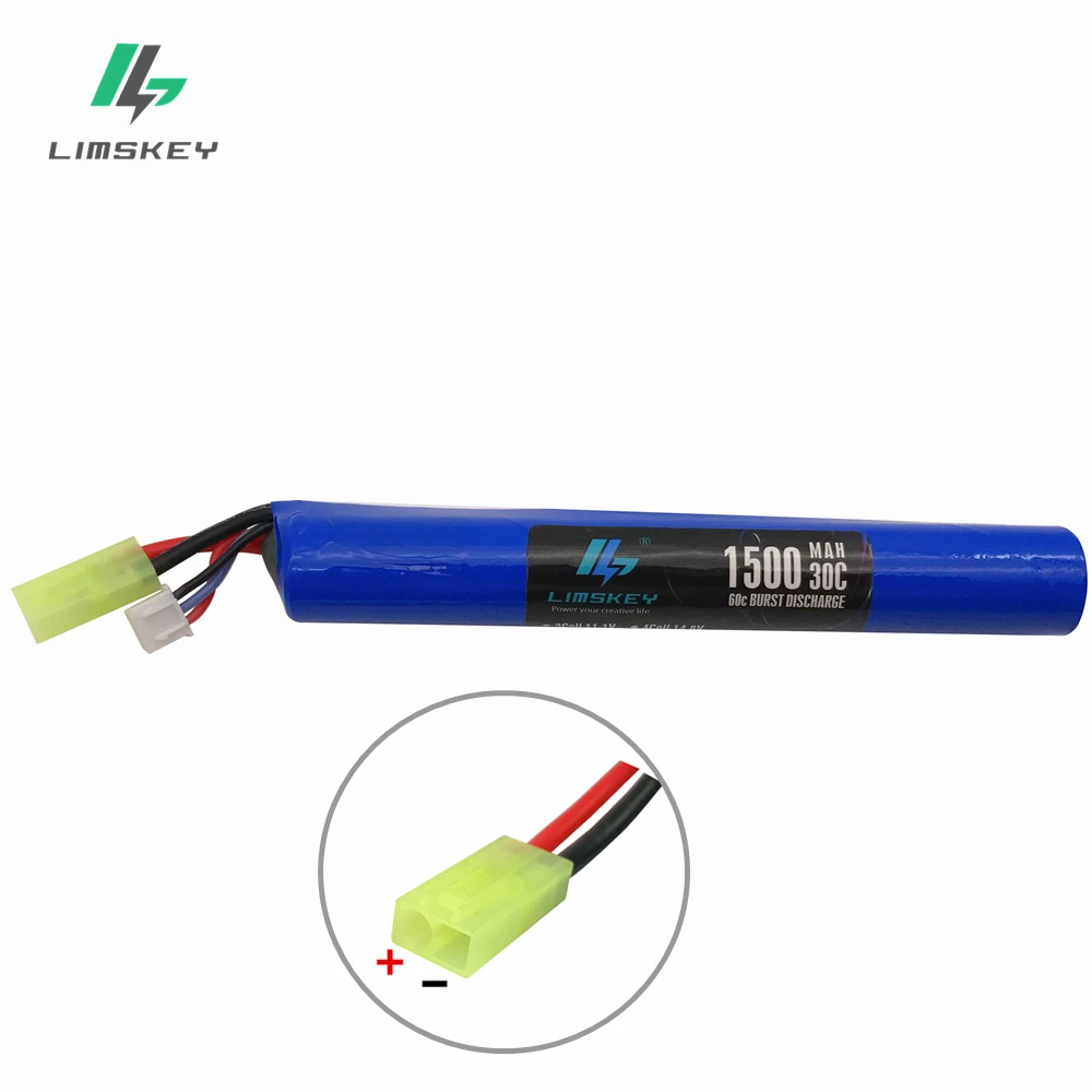 5pcs RC lithium battery 7.4V 1500mah 30C AKKU Mini Airsoft Gun Battery RC Model 30C Bateria 18650 Tamiya