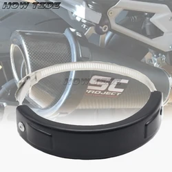 Motorcycle Accessories Universal Fit 100MM-140MM Oval / akrapovic Exhaust Protector Can Cover For Honda Yamaha Suzuki Kawasaki