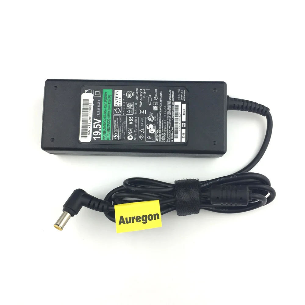 Original 19.5V AC Adapter Power Cord Battery Charger for Sony Vaio PCG-7121M PCG-7131M PCG-7141M PCG-748