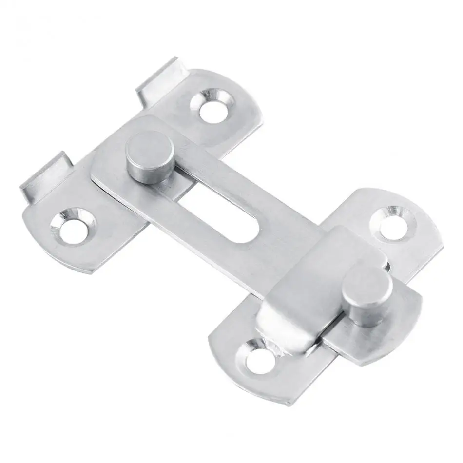 304 Stainless Steel Hasp Latch Lock Sliding Door Simple Convenience Window Cabinet Locks For Home Hotel Door Security Hardware