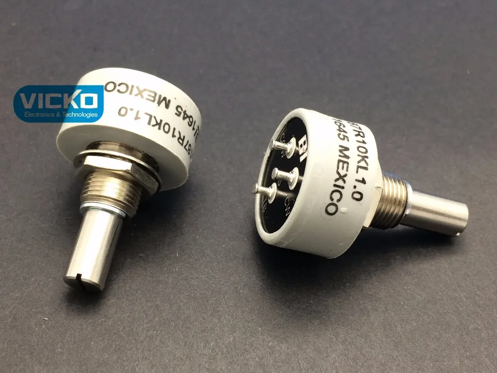 

2pcs Conductive plastic potentiometer 360 degrees without limit 6187R 6187R 10K 1k 5k 10K 2K 20K original spot switch