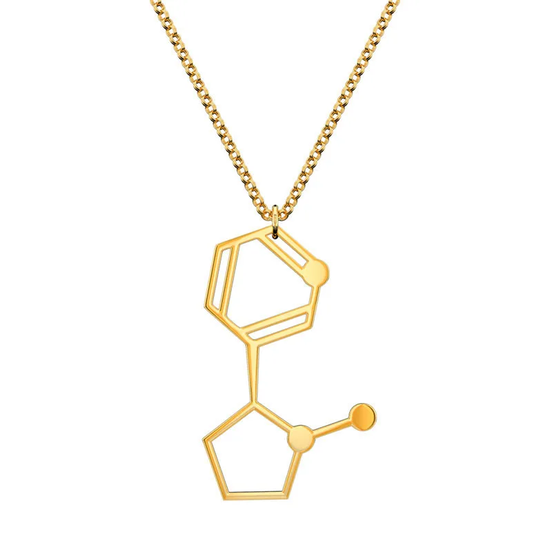 Nicotine Molecule Necklace