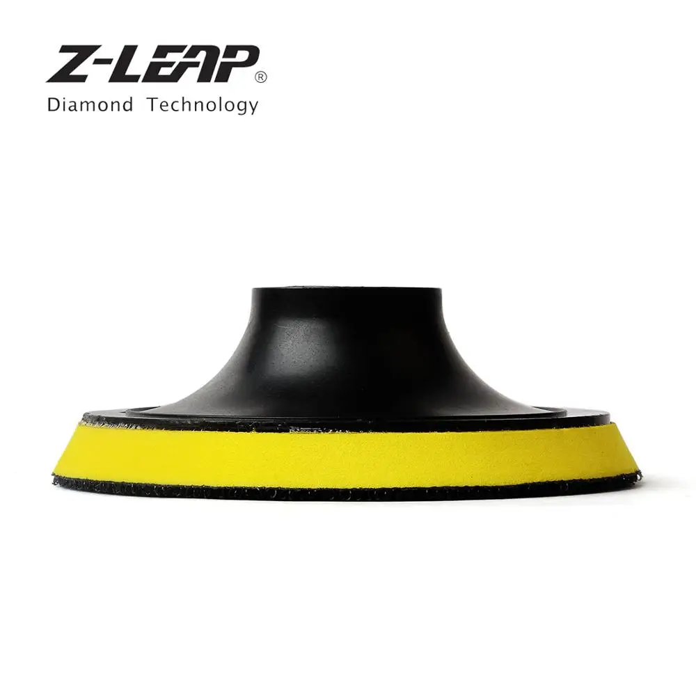 Z-LEAP 4 Inch 5/8-11 Polishing Plate Car Cleaning Tool Backing Buffing Pad Hook And Loop Adhesive Backer Plate For Polisher