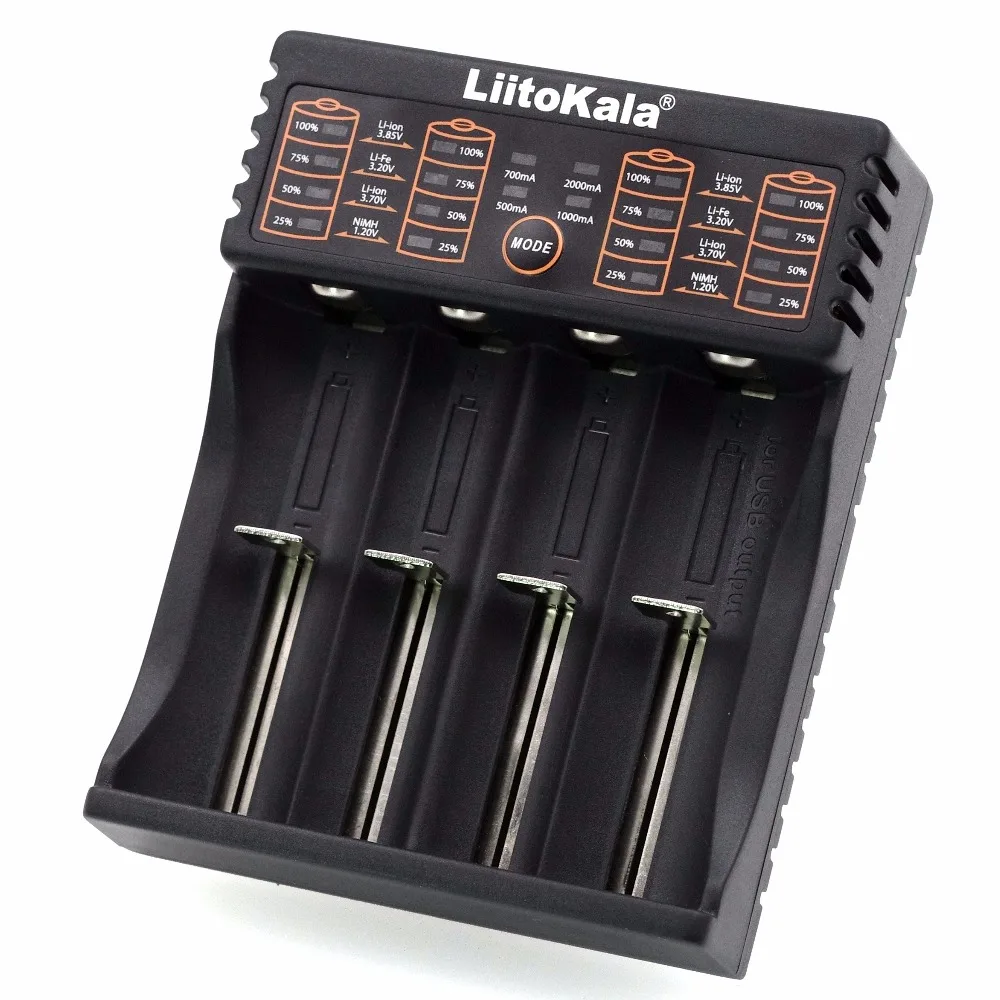 

New Liitokala lii-402 18650 battery charger 1.2 V 3.7 V AA / AAA 26650 16340 25500 NiMH lithium battery smart charger