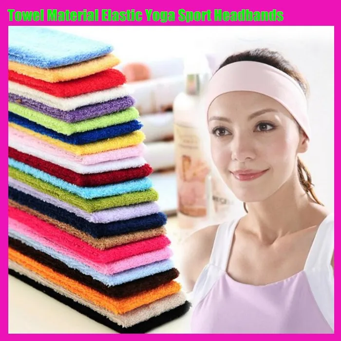 

Towel Material Elastic Headbands,Women&Maen Lady Girl&Boy Fashion Pure Color Stretch Hair Band Hair Accessories