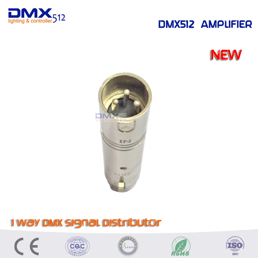 Free shipping Brand New High Quality DMX Amplifier Controller DC5V Input DMX Signal Output 1CH 1 Channel Signal