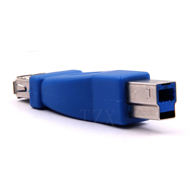 High Quality 10pcs Hot Sale USB 3.0 Type A Female to Type B Male Plug Connector Adapter USB 3.0 Converter Adaptor AF to BM