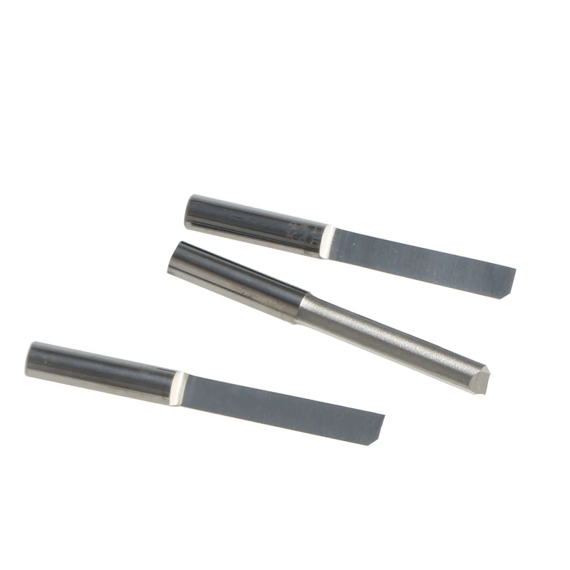 3pcs 4*22mm Single Blade Straight Cutters, CNC Cutting Tools, Wood Cutter, Engraving Tool Bits, CNC Router Bit,Carving Tools