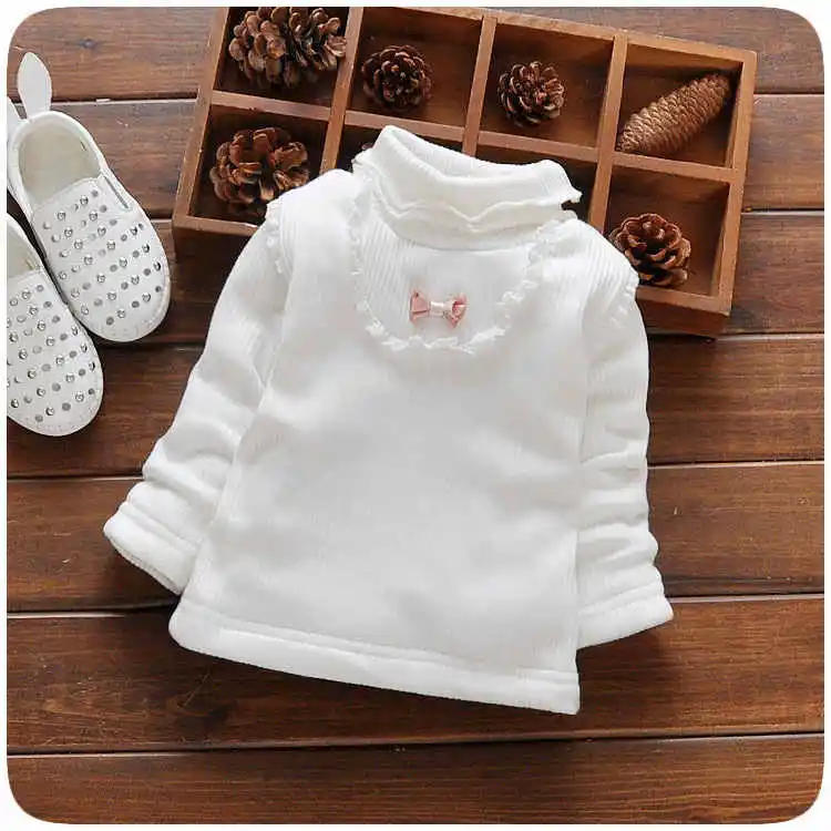 

Winter thickening Baby Girls Children Cute tops Long Sleeve T-shirt