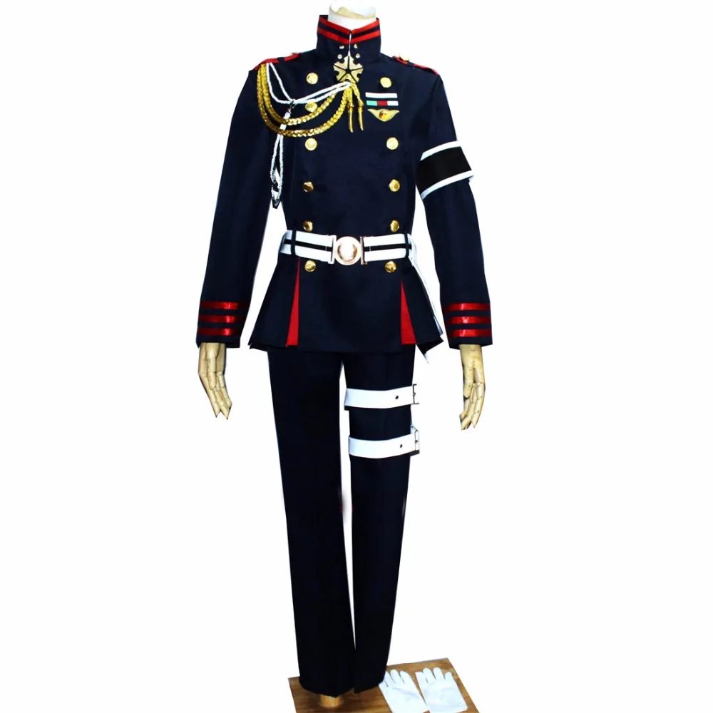 

Seraph of the End Vampire Reign Owari no Seraph Cosplay Costume Guren Ichinose Military Uniform Army Uniform Halloween Costumes