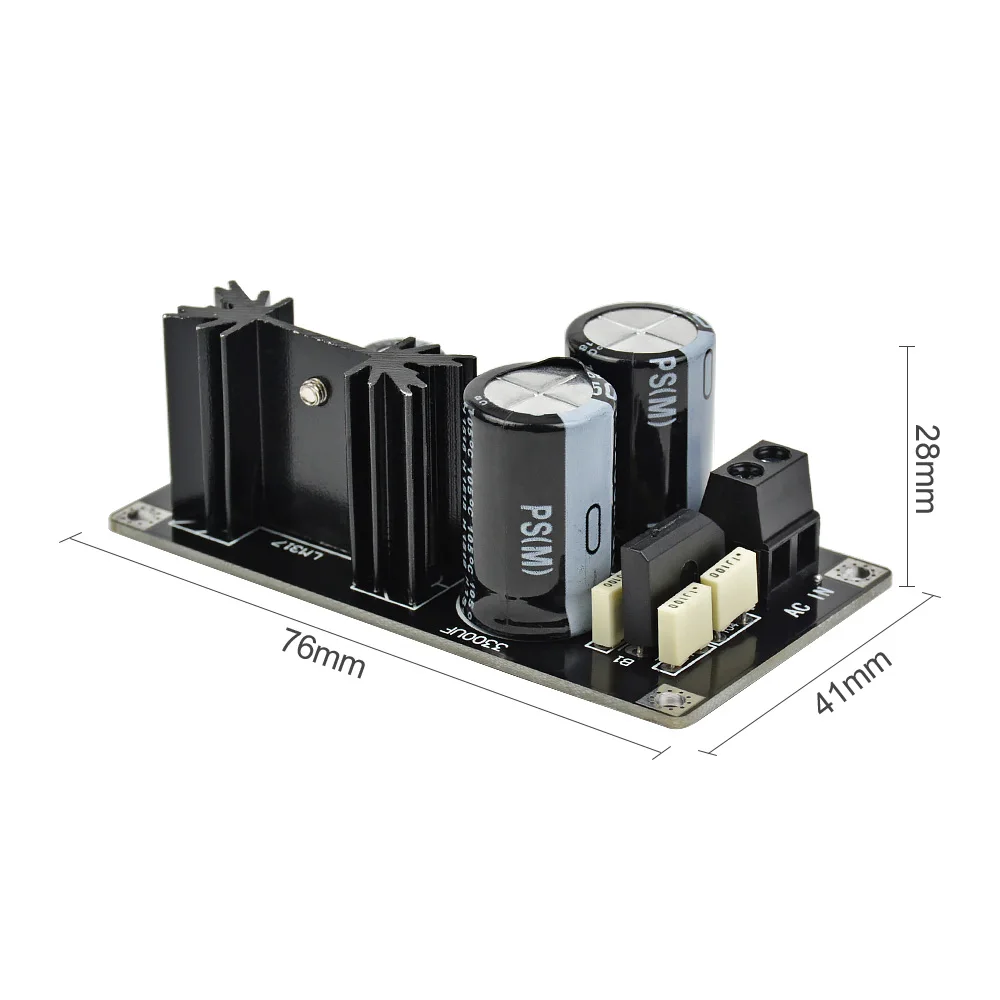 Aiyima Audio LM317 Verstelbare Gereglementeerde Voeding Board Ac Naar Dc Verstelbare Lineaire Regulator Met Gelijkrichter Filter Board