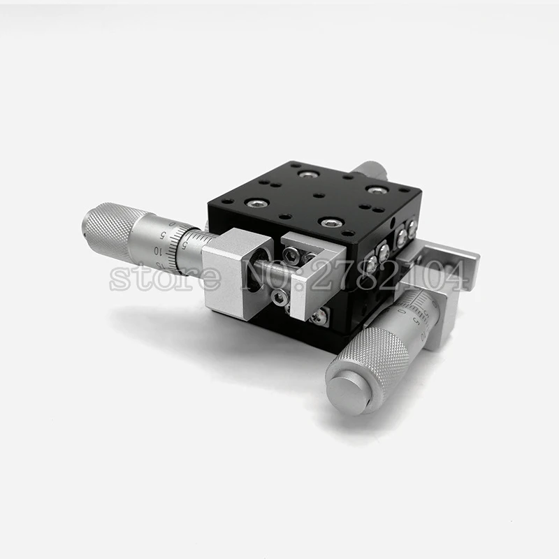 Imagem -05 - Eixo xy 30*30 mm Estação de Aparamento Plataforma Deslocamento Manual Estágio Linear Mesa Deslizante Xy30 Ly30 Cruz Ferroviário
