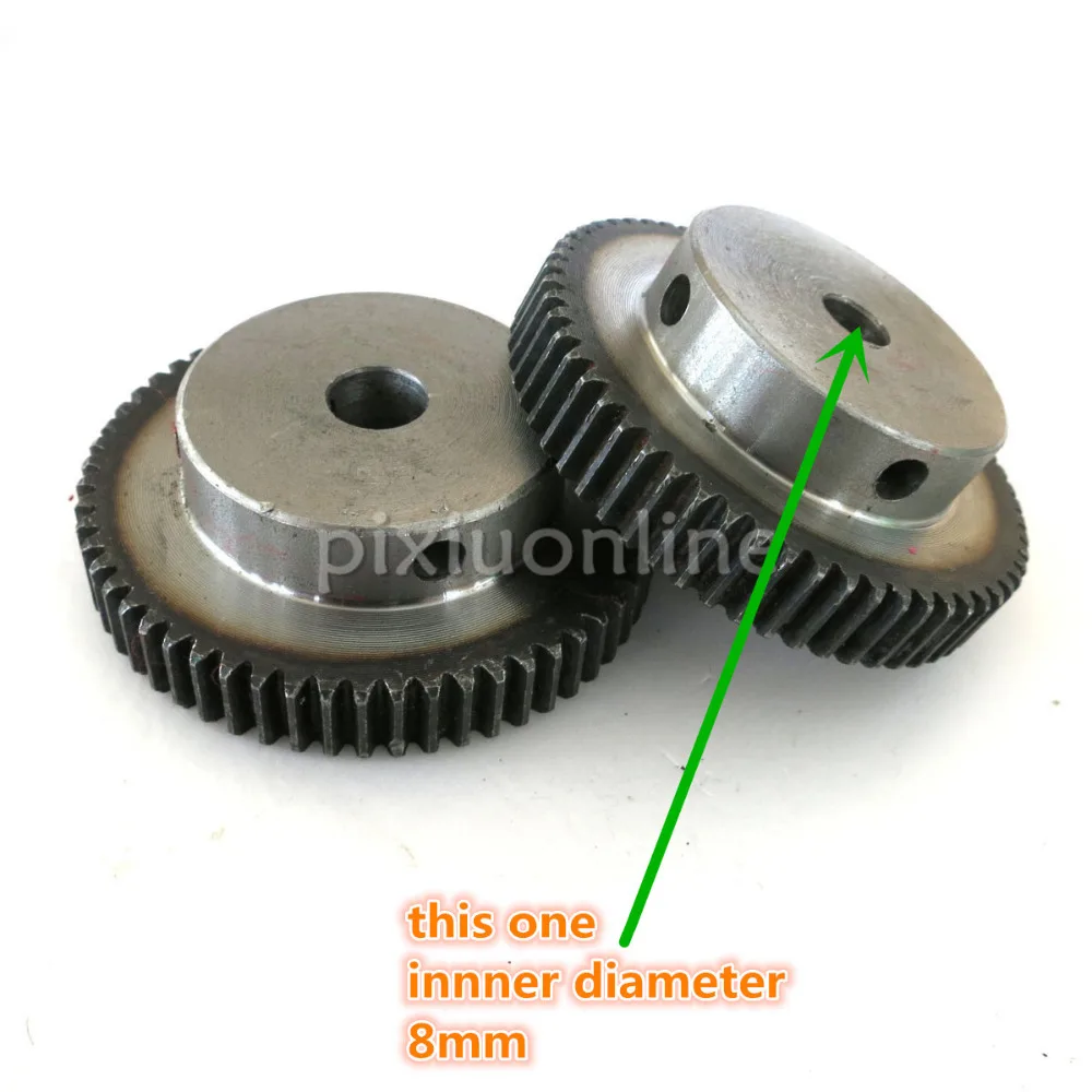 

J548b Module 1 Firm DIY Model Making Gears Inner Hole diameter 8mm Large # 45 Steel Gears Sale at a Loss USA Cnada Europe