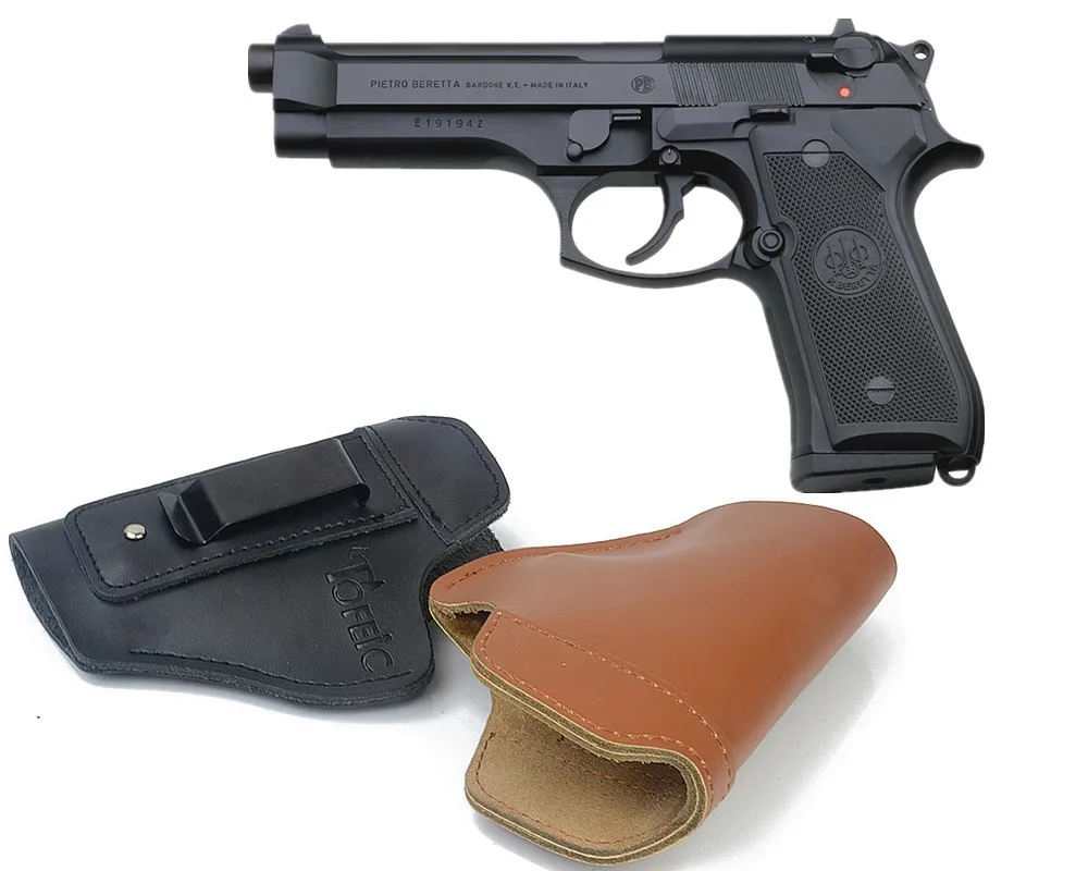 Concealed Leather IWB Holster Carry Gun Holster for Beretta M92 Beretta 92A1 Beretta 84 Cheetah  Beretta M-87 Cheetah quick draw