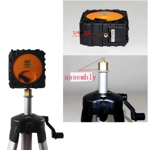 2pcs Tripod adapter screw 5/8" UNC TO 1/4" UNC for tripod Laser level instrument tripod