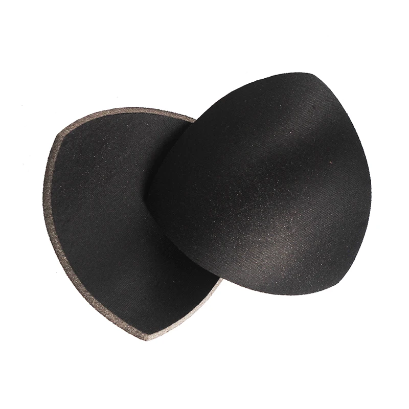 50pair Triangel Black Sponge Foam Bra Cup Pads Sewing In Bra Cups Foam For Bikini Padding Insert Bridal Bra Accessorries WB118