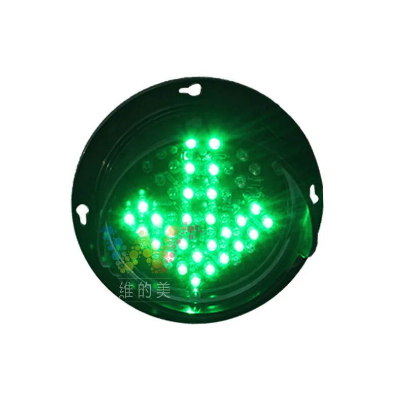 Signal lumineux LED croix rouge et flèche verte pour stationnement de voiture, feux de circulation, jouet pour enfants, remplacement, 100mm, DC 12V, DC 24V