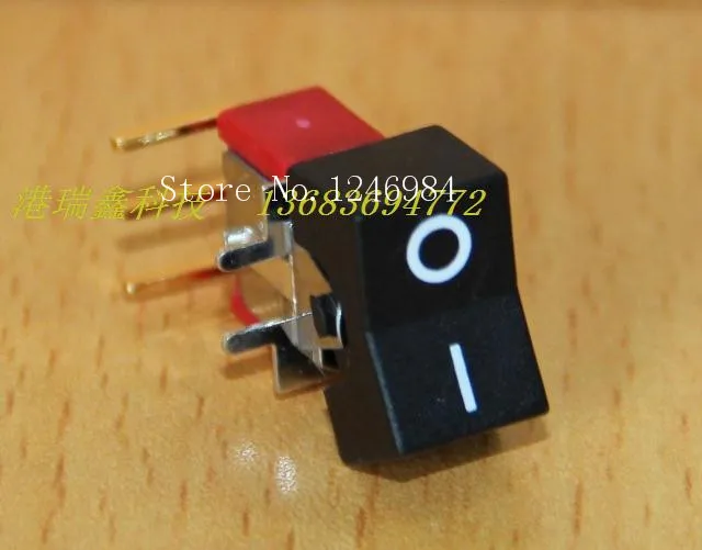 [SA]R11 gilt single tripod are curved rocker switch two tranches small toggle 3MS1 Taiwan Deli Wei Q13--50pcs/lot