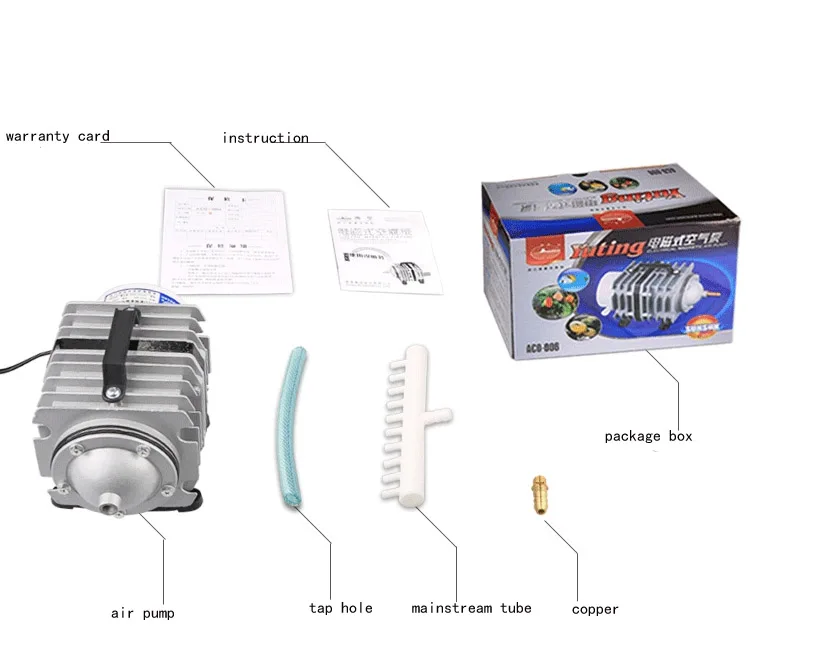 

ACO-004 55w 50L/min air pump air compressor for 80w co2 laser engraving and cutting machine used