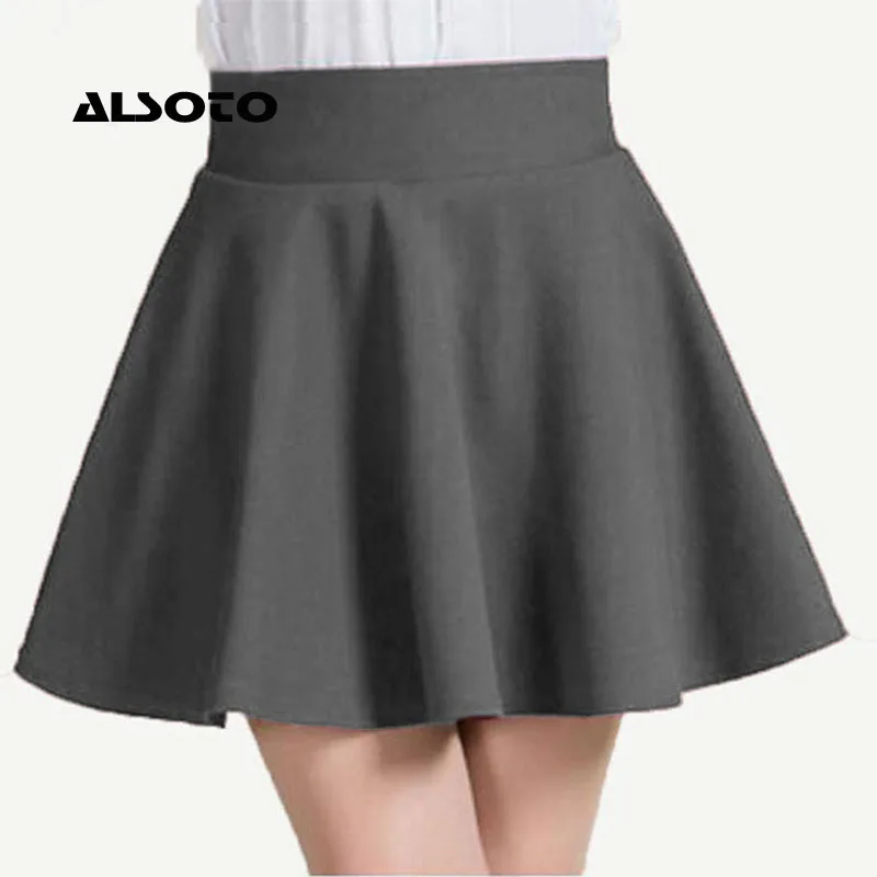 ALSOTO 2024 Winter and Summer Style Brand Women Skirt Elastic Faldas Ladies Mid… - Image 2