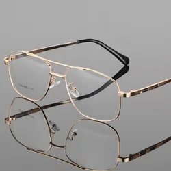 BCLEAR Desgin Men Classic Square Glasses Optics Frame Luxury Double Bridge Prescription Glasses Frames Optical Eyewear 2256