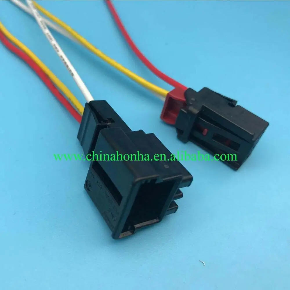 

Free shipping 2 pcs/lots 5K0 972 713 and 7N0 972 703 3 pin/way male and female unsealed connector with 15 cm 18AWG wire