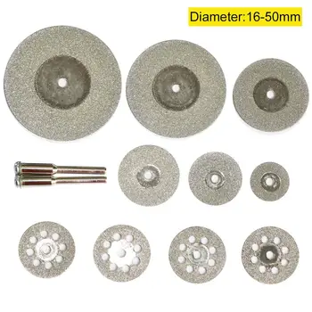 5pcs/10PCS/30pc Diamond Cutting Discs Circular Saw Blade Grinding Wheel For Dremel Rotary Tool Accessory 3mm shank for stone cut